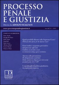 Processo penale e giustizia - Vol. 1 - Librerie.coop