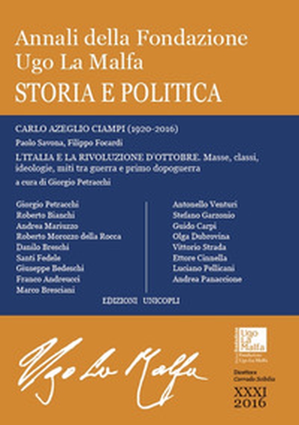 Annali della Fondazione Ugo La Malfa. Storia e politica - Librerie.coop Annali della Fondazione Ugo La Malfa. Storia e politica - Librerie.coop