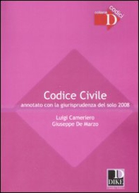 Codice civile annotato con la giurisprudenza del solo 2008 - Librerie.coop Codice civile annotato con la giurisprudenza del solo 2008 - Librerie.coop