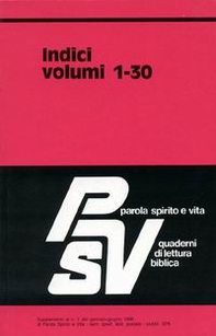 Indici di Parola Spirito e Vita PSV 1-30 - Librerie.coop