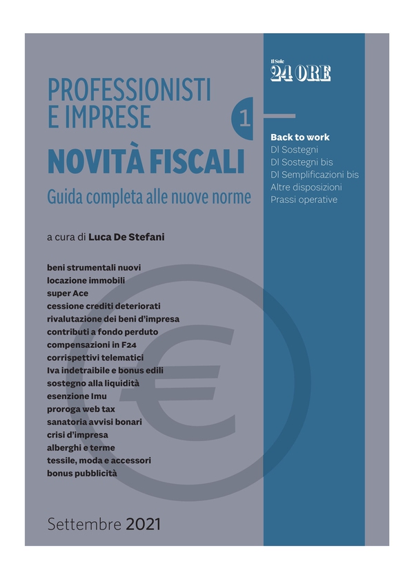 Professionisti e imprese. NOVITA' FISCALI - Librerie.coop Professionisti e imprese. NOVITA' FISCALI - Librerie.coop