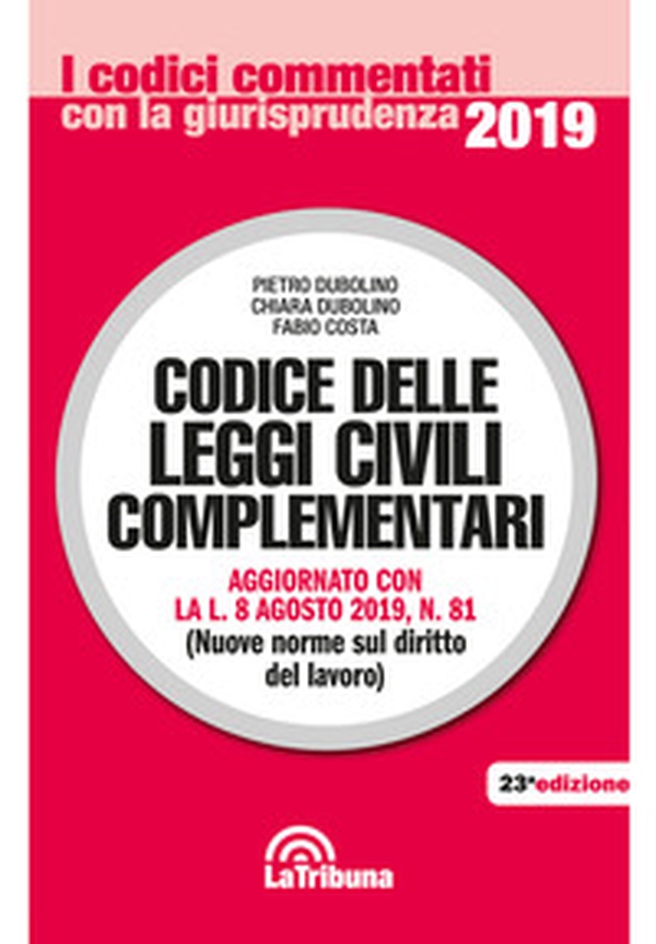 Codice delle leggi civili complementari - Librerie.coop Codice delle leggi civili complementari - Librerie.coop