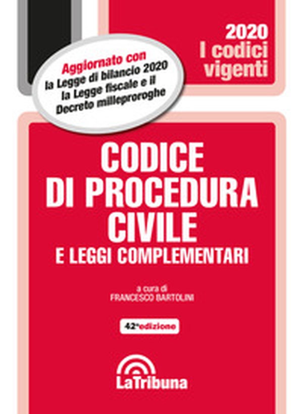 Codice di procedura civile e leggi complementari - Librerie.coop Codice di procedura civile e leggi complementari - Librerie.coop