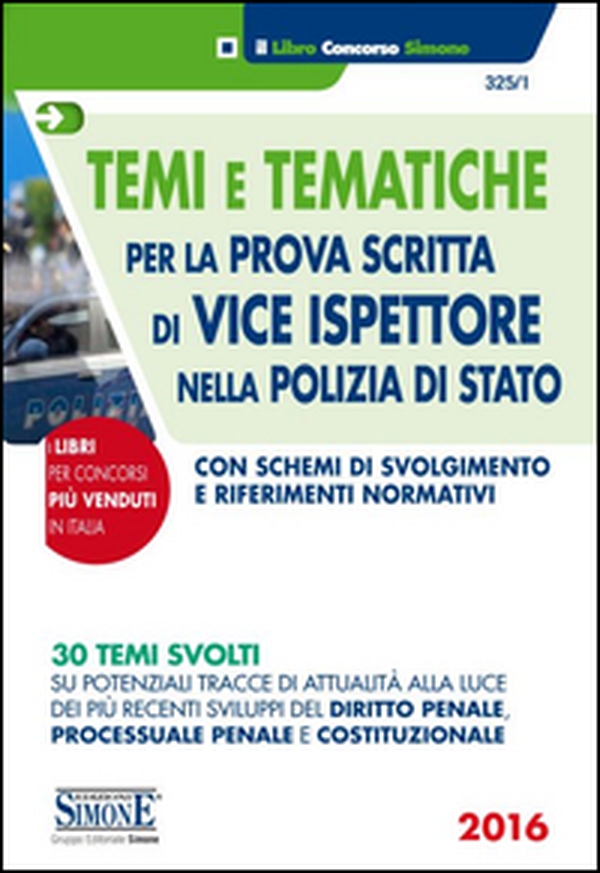 Temi e tematiche per la prova scritta di vice ispettore nella polizia di stato - Librerie.coop Temi e tematiche per la prova scritta di vice ispettore nella polizia di stato - Librerie.coop