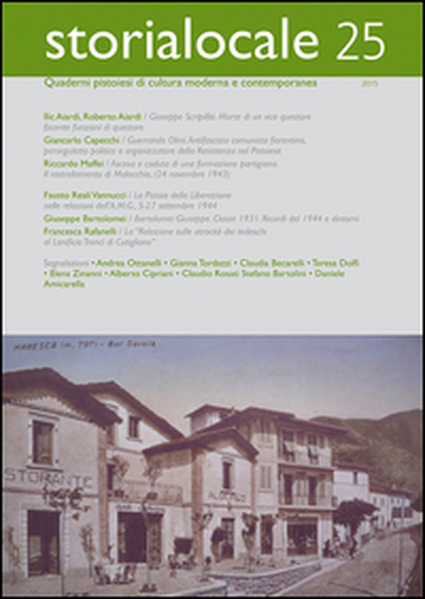 Storia locale. Quaderni pistoiesi di cultura moderna e contemporanea - Librerie.coop Storia locale. Quaderni pistoiesi di cultura moderna e contemporanea - Librerie.coop