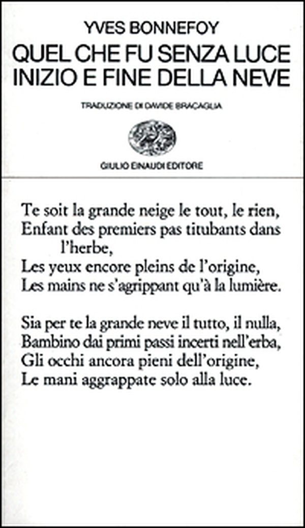 Quel che fu senza luce. Inizio e fine della neve - Librerie.coop Quel che fu senza luce. Inizio e fine della neve - Librerie.coop