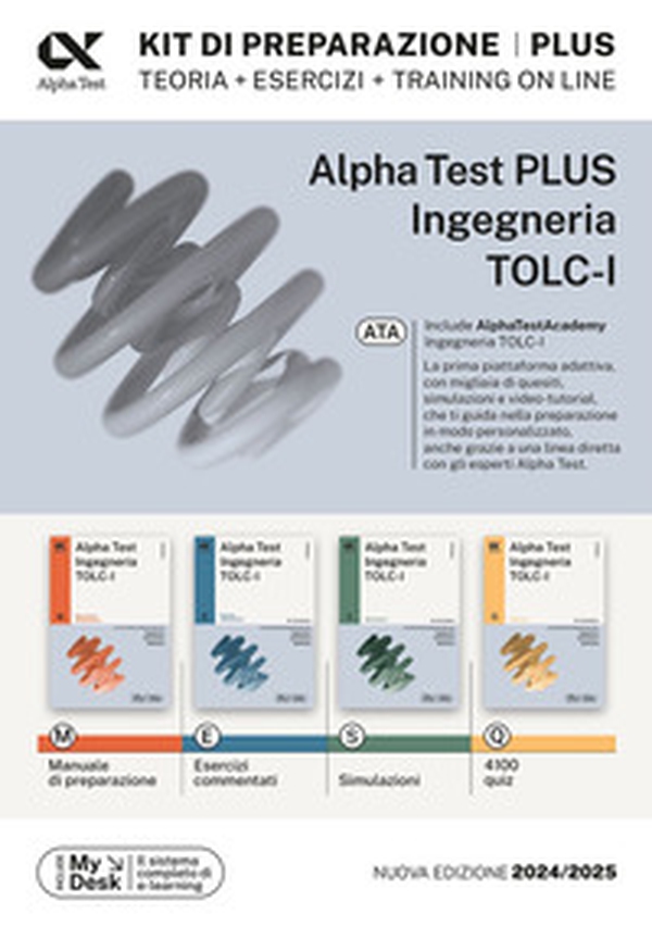 Alpha Test Plus Ingegneria. TOLC-I. Kit di preparazione Plus - Librerie.coop Alpha Test Plus Ingegneria. TOLC-I. Kit di preparazione Plus - Librerie.coop