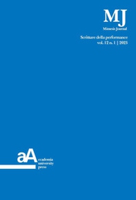 Mimesis journal - Vol. 12\1 - Librerie.coop Mimesis journal - Vol. 12\1 - Librerie.coop