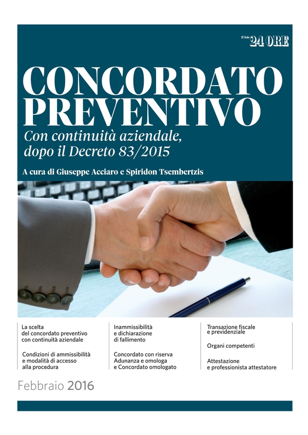 Concordato preventivo con continuità aziendale 2016 - Librerie.coop Concordato preventivo con continuità aziendale 2016 - Librerie.coop