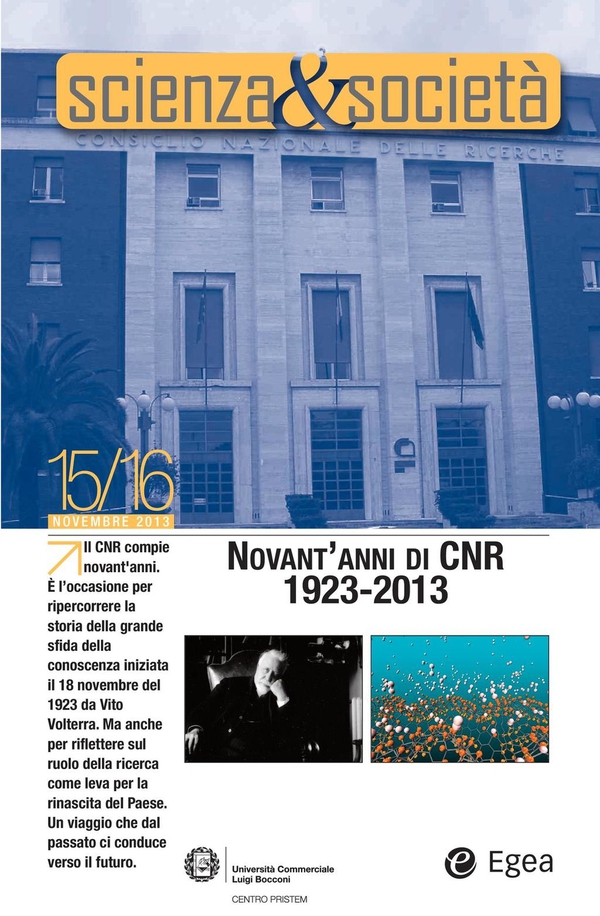Scienza&Società 15/16. Novant'anni di CNR. 1923-2013 - Librerie.coop Scienza&Società 15/16. Novant'anni di CNR. 1923-2013 - Librerie.coop