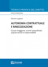 Autonomia contrattuale e rinegoziazione - Librerie.coop