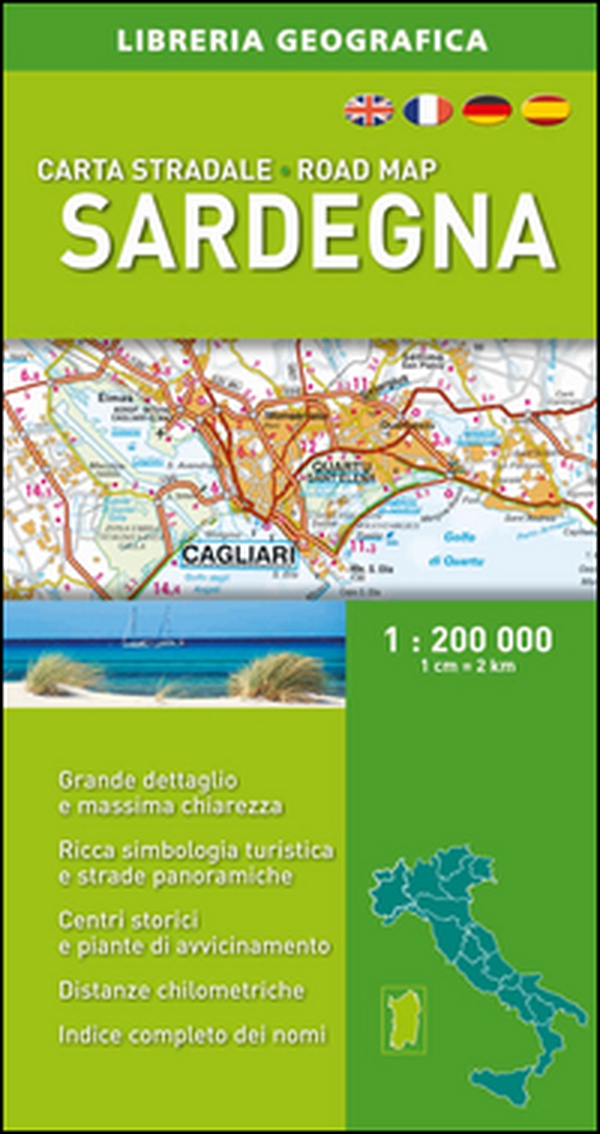 Sardegna. Carta stradale 1:200.000 - Librerie.coop Sardegna. Carta stradale 1:200.000 - Librerie.coop