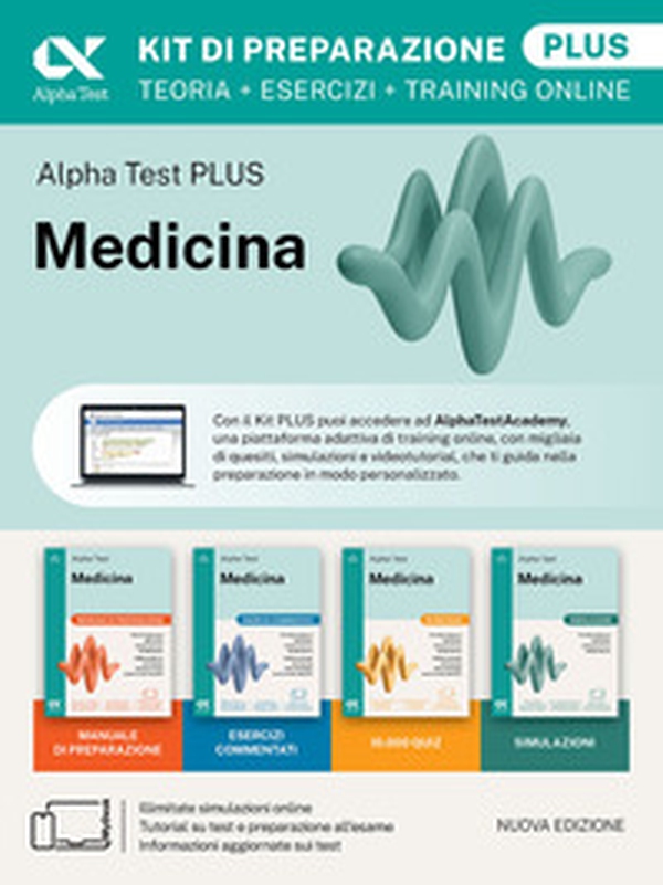 Alpha Test Plus Medicina. Kit di preparazione Plus. Per l'ammissione ai corsi di laurea in Medicina, Odontoiatria e Veterinaria delle università statali. Nuova edizione con i quesiti della banca dati ufficiale 2024. Ediz. MyDesk - Librerie.coop Alpha Test Plus Medicina. Kit di preparazione Plus. Per l'ammissione ai corsi di laurea in Medicina, Odontoiatria e Veterinaria delle università statali. Nuova edizione con i quesiti della banca dati ufficiale 2024. Ediz. MyDesk - Librerie.coop