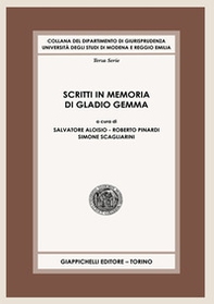 Scritti in memoria di Gladio Gemma - Librerie.coop