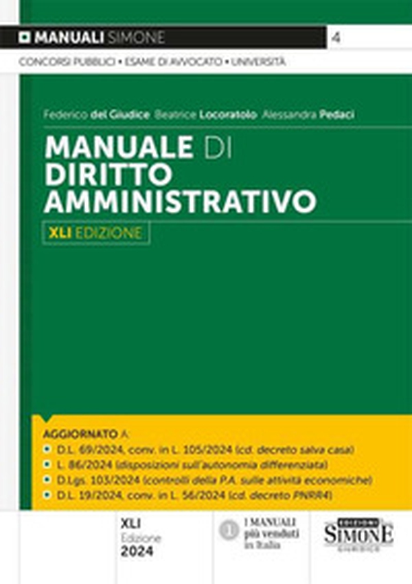 Manuale di diritto amministrativo - Librerie.coop Manuale di diritto amministrativo - Librerie.coop