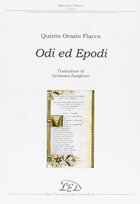 Odi ed epodi - Librerie.coop Odi ed epodi - Librerie.coop