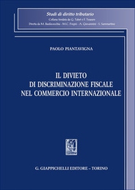 Il divieto di discriminazione fiscale nel commercio internazionale - Librerie.coop