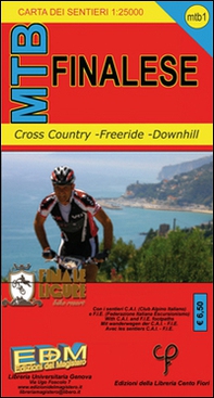 MTB-1 Finalese. Carte dei sentieri di Liguria per mountain bike MTB VTT - Librerie.coop