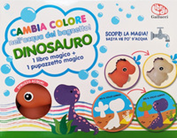 Cambia colore nell'acqua del bagnetto! Dinosauro - Librerie.coop Cambia colore nell'acqua del bagnetto! Dinosauro - Librerie.coop