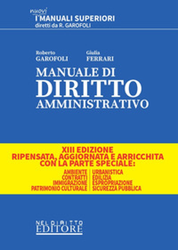 Manuale di diritto amministrativo. Parte generale e speciale - Librerie.coop Manuale di diritto amministrativo. Parte generale e speciale - Librerie.coop