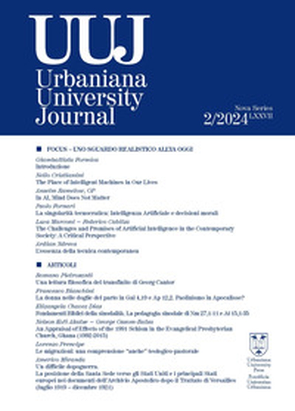 Urbaniana University Journal - Vol. 2 - Librerie.coop Urbaniana University Journal - Vol. 2 - Librerie.coop