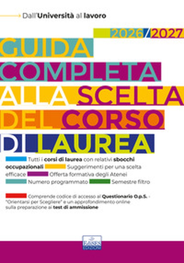 Guida completa alla scelta del corso di laurea - Librerie.coop