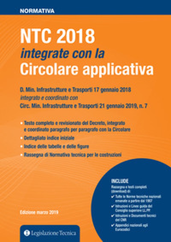 NTC 2018 integrate con la circolare applicativa - Librerie.coop NTC 2018 integrate con la circolare applicativa - Librerie.coop