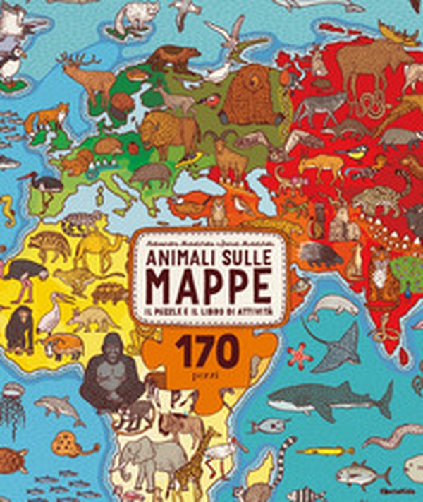Animali sulle mappe. Il puzzle e il libro di attività - Librerie.coop Animali sulle mappe. Il puzzle e il libro di attività - Librerie.coop