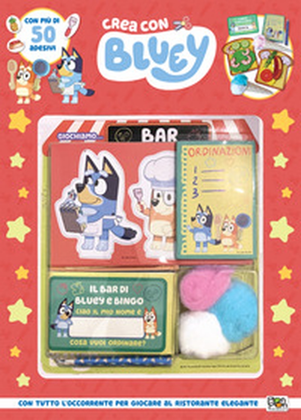 Crea con Bluey + set del ristorante - Librerie.coop Crea con Bluey + set del ristorante - Librerie.coop