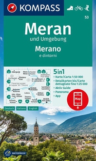 Carta escursionistica n. 53. Merano e dintorni - Librerie.coop