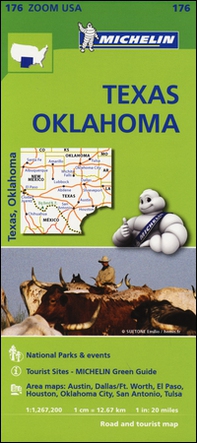 Texas-Oklahoma 1:1.267.200. Ediz. inglese - Librerie.coop