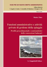 Funzioni amministrative e attività private di gestione della spiaggia - e-Book - Librerie.coop Funzioni amministrative e attività private di gestione della spiaggia - e-Book - Librerie.coop