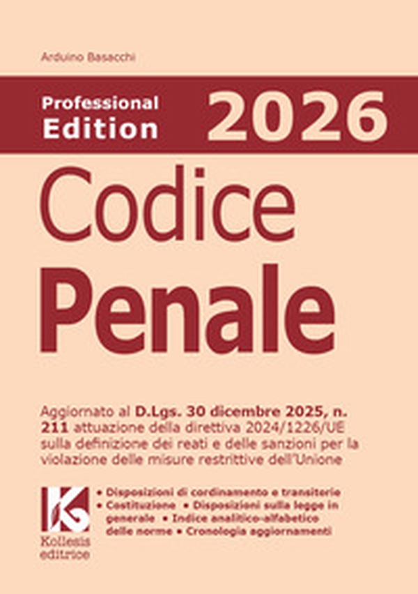 Codice penale 2026 Professional edition - Librerie.coop