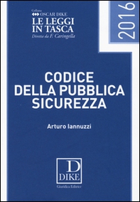 Codice della pubblica sicurezza pocket 2016 - Librerie.coop
