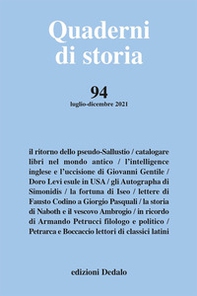 Quaderni di storia - Librerie.coop