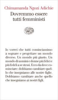 Dovremmo essere tutti femministi - Librerie.coop Dovremmo essere tutti femministi - Librerie.coop