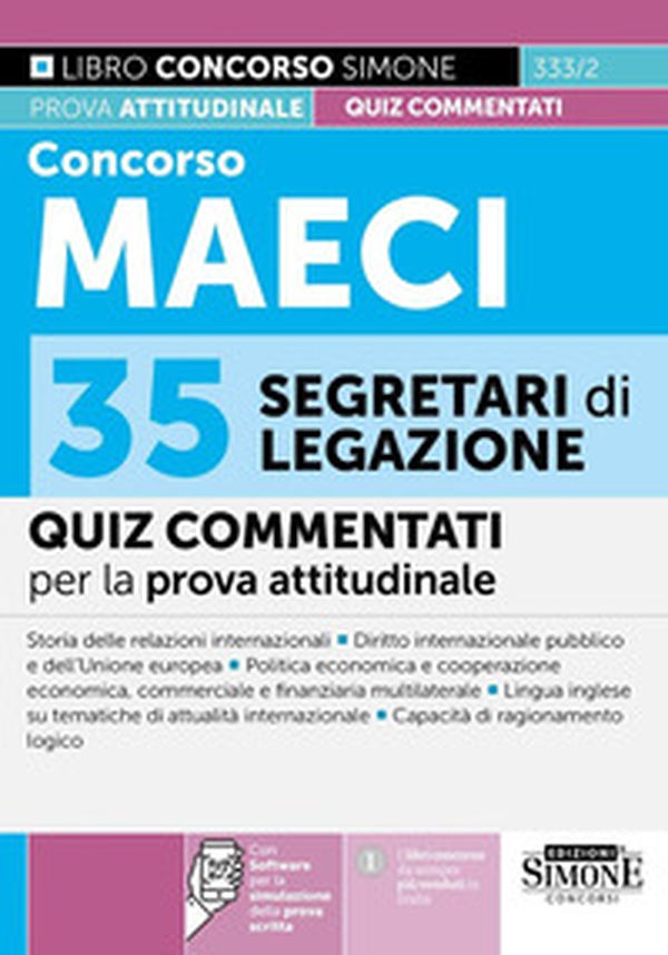Concorso MAECI 35 Segretari di Legazione - Quiz commentati - Librerie.coop