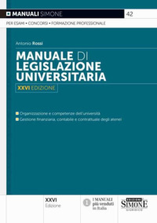 Manuale di legislazione universitaria - Librerie.coop Manuale di legislazione universitaria - Librerie.coop