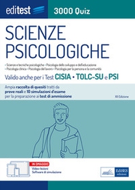EdiTEST. Scienze psicologiche. 3000 Quiz. Ampia raccolta di quiz tratti da prove reali e 10 simulazioni per la preparazione ai test di ammissione - Librerie.coop