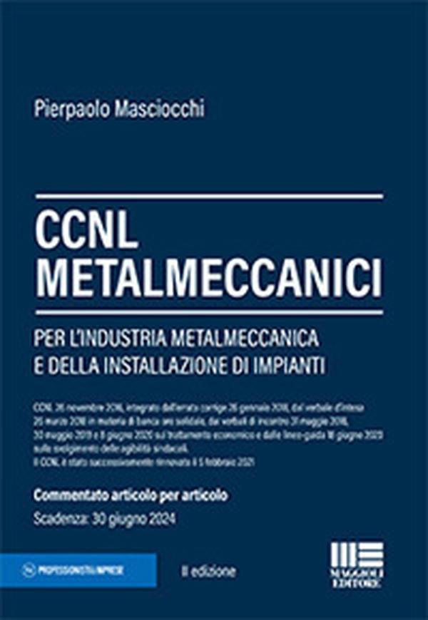 CCNL Metalmeccanici - Librerie.coop CCNL Metalmeccanici - Librerie.coop