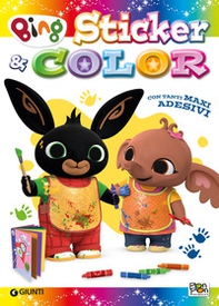Grandi amici. Sticker & color. Bing. Activity book. Con adesivi - Librerie.coop