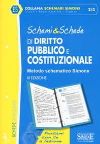 Schemi & schede di diritto pubblico e costituzionale - Librerie.coop Schemi & schede di diritto pubblico e costituzionale - Librerie.coop