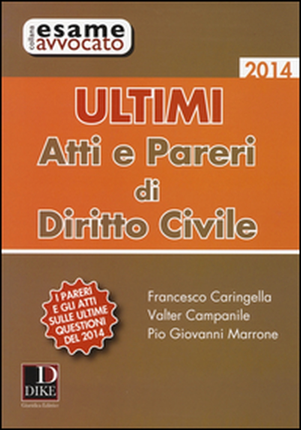 Ultimi atti e pareri di diritti civile - Librerie.coop Ultimi atti e pareri di diritti civile - Librerie.coop