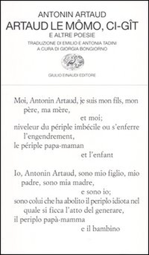 Artaud le Mômo, Ci-gît e altre poesie. Testo francese a fronte - Librerie.coop Artaud le Mômo, Ci-gît e altre poesie. Testo francese a fronte - Librerie.coop