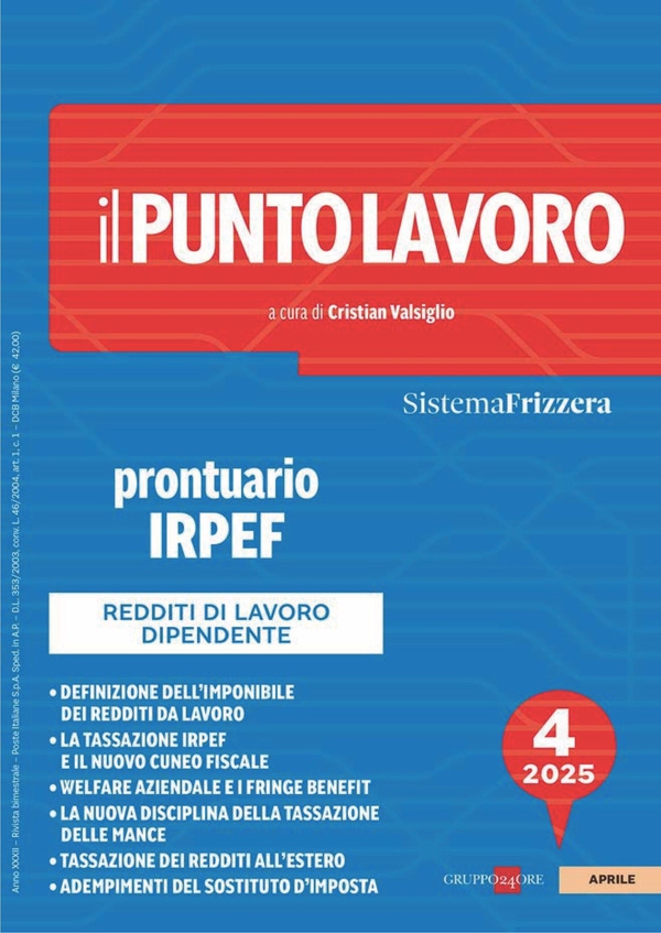 IL PUNTO LAVORO 4/2025 - Librerie.coop IL PUNTO LAVORO 4/2025 - Librerie.coop