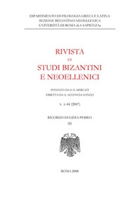 Rivista di studi bizantini e neoellenici. Ediz. anastatica - Librerie.coop