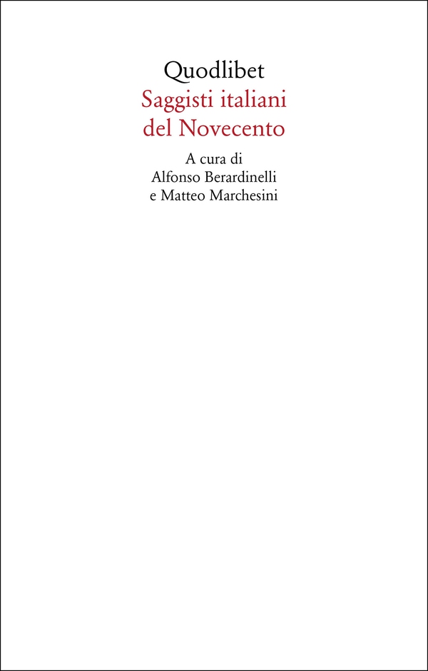 Saggisti italiani del Novecento - Librerie.coop