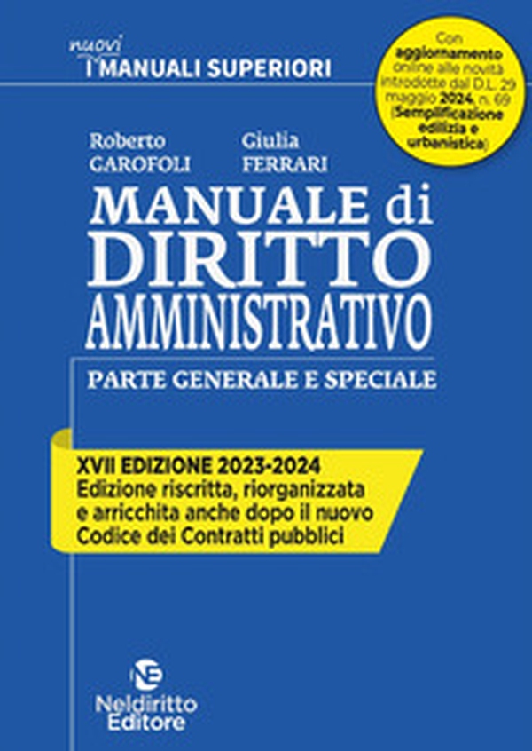 Manuale di diritto amministrativo. Parte generale e speciale - Librerie.coop Manuale di diritto amministrativo. Parte generale e speciale - Librerie.coop