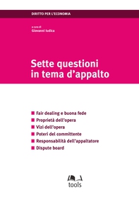 Sette questioni in tema d’appalto - Librerie.coop