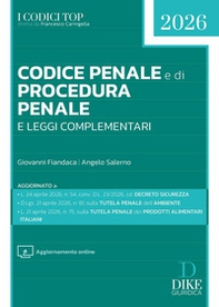 Codice penale e di procedura penale e leggi complementari. Top 2026 - Librerie.coop